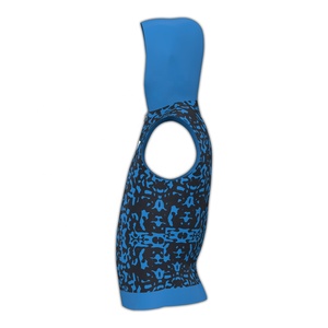 Sudadera con capucha sin mangas con cremallera y estampado de camuflaje para hombre, ropa deportiva informal, transpirable, de punto, para otoño. - Product Image 3