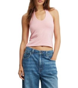 Débardeur femme de haute qualité, col rond, sans manches, en polyester et coton, design et logo personnalisés, léger. - Product Image 5