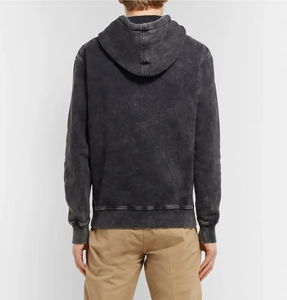 Produit le plus vendu, sweats à capuche délavés à l'acide pour hommes fabriqués avec un bon matériau, vêtements décontractés, coton mélangé, sweats à capuche délavés à l'acide - Product Image 3