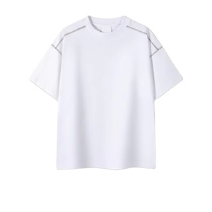 เสื้อยืดแบรนด์ดัง สไตล์อเมริกัน ลำลอง ผ้าคอตตอนหนา คอกลม แขนหลวม ไหล่ตก 240 100% ผ้าฝ้าย ลดราคาสุดฮอต สินค้ามาใหม่ - Product Image 1