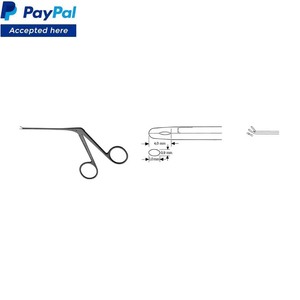 Instrumen Bedah THT/Instrumen Otologi/<span class=keywords><strong>Forceps</strong></span> <span class=keywords><strong>Polypus</strong></span> Telinga Mikro Oleh SIGAL MEDCO
