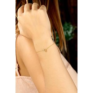 Azuris 925 Sterling <b>Silver</b> Three-Dimensional Letter Bangles and Elegant Bracelets Made in Turkey - Product Image 1