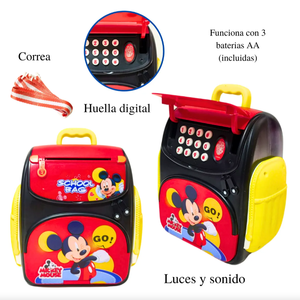 Zaino salvadanaio in Nylon impermeabile con Logo personalizzabile chiusura a cerniera personaggi dei cartoni animati per ragazzi e ragazze - Product Image 4