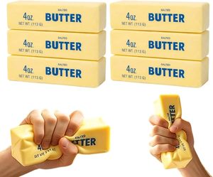 บัตเตอร์สควิชชี่ใหม่ ปี 2026 ขนาด 5.51x1.57 นิ้ว ของเล่นบีบคลายเครียดแบบคืนตัวช้า ลูกบอลบรรเทาความเครียดระดับพรีเมียมสำหรับบรรเทาความวิตกกังวล - Product Image 1