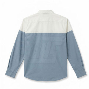 Chemise décontractée pour hommes, boutonnée, à manches longues, en coton, légère, vêtements à la mode pour l'été, à porter au quotidien et le week-end - Product Image 2