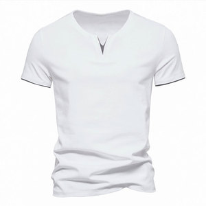 Wholesale Custom Your Brand <b>Logo</b> 100% Cotton Blank Men T Shirt Plain Casual Men's T-shirts - Product Image 1