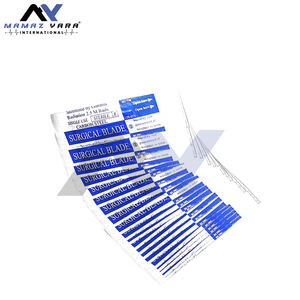 Mango de bisturí de alta calidad #4 con cuchillas de acero al carbono-Juego de 20 #20 cuchillas incluidas-Kit de instrumentos quirúrgicos de precisión - Product Image 6