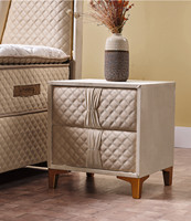 Lits en Bois de Style Moderne Tailles Personnalisées pour Hôtels, Chambres, Sommiers Rembourrés en Tissu, Tailles Simple, Double, King, Super King, Queen