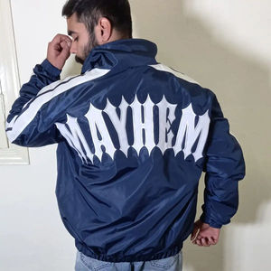 Trajes de chándal de invierno para hombre con logotipo personalizado, conjuntos cortavientos de nailon de poliéster ligeros e impermeables con función de maternidad, ropa para exteriores - Product Image 4