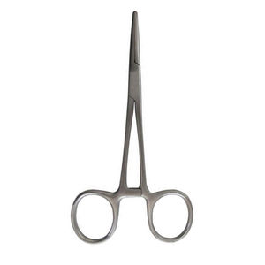 Herramientas de pesca profesional Pinzas de pesca con mosca Pinzas hemostáticas de acero metálico Herramientas de pesca Abrazadera de soporte de aguja - Product Image 6