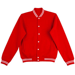 Veste universitaire de baseball unisexe de haute qualité pour hommes Letterman brodé personnalisé avec manches en cuir et corps en laine - Product Image 3