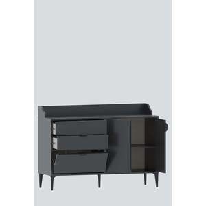Modern Harmony Maxi Coffee Bar Cabinet 3 Door 2 Drawer Sideboard <b>Buffet</b> <b>Table</b> Kitchen Storage Cupboard Corner Furniture Particle - Product Image 4