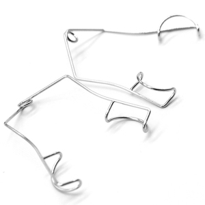 Juego de instrumentos quirúrgicos oftálmicos de acero inoxidable Retractor manual y fórceps Base para abridor de párpados quirúrgico Espéculo - Product Image 5