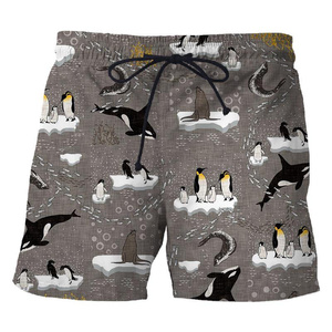 Shorts de fitness décontractés pour hommes à séchage rapide 100% coton motif Gym Sport Training Taille personnalisable Badminton Running - Product Image 4