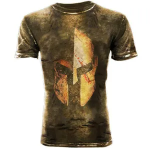 Nouveau design, logo personnalisé, t-shirts pour hommes à manches courtes, couleur unie, 100% coton tricoté, impression numérique, respirant - Product Image 6