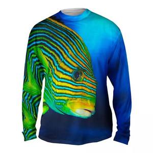 Jersey de pesca al por mayor diseño de sublimación personalizado ropa de pesca de secado rápido precio razonable venta camisas de pesca ropa deportiva - Product Image 3