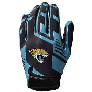 Guantes de Receptor de Fútbol Americano Profesionales Personalizados para Jóvenes, Palma de Alta Adherencia, Parte Trasera Sublimada, Agarre Transpirable - Product Image 1