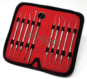 Kit de examen de dientes dentales, exploradores, escaladores, espejo bucal, Kit de laboratorio, instrumentos quirúrgicos de acero inoxidable - Product Image 3