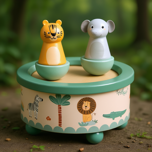 Small Foot Safari <b>Music</b> <b>Box</b> FSC 100% Toy with Charming <b>Music</b> - Product Image 3