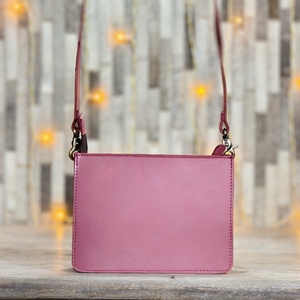 Sacs à bandoulière pour femmes en cuir véritable avec fermeture à glissière, design minimaliste à carreaux, motif floral, fabrication artisanale, portables, pour toutes les saisons, usage quotidien - Product Image 2