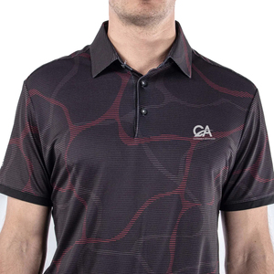 Nuevo estilo hombres moda 100% poliéster Golf camisas sublimación impresión Golf Polo camisa con logotipo personalizado 2025 - Product Image 2