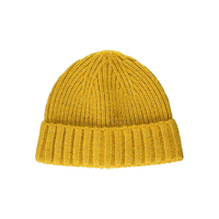 Gorro de Punto Liso a la Moda, Gorro de Invierno de Lana Gruesa y Cálida para Deportes al Aire Libre, Gorro con Logotipo Personalizado, Gorro Bordado Jacquard
