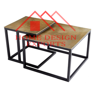 โต๊ะทำรังทำจากโลหะสำหรับตกแต่งบ้านสุดหรูทำจากไม้ - Product Image 1