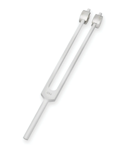 Diapason 128 hz diapason poids aluminium de qualité clinique nerf sensoriel avec marteau en silicone - Product Image 2