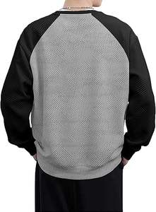Sudadera recortada personalizada de gama alta para hombre, lo último en ropa de calle, a prueba de viento para invierno, técnicas digitales de teñido liso - Product Image 5