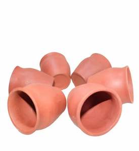 Hot Selling Classic Eco-Friendly Terracotta Glass 150-400ml Cocktail <b>Cup</b> for Tea & <b>Saucers</b> - Product Image 5