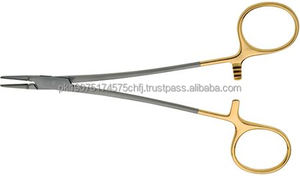 ที่จับเข็ม Mayo HEGAR ทำจากสแตนเลส เครื่องมือผ่าตัดแบบใช้มือ ได้รับการรับรองมาตรฐาน CE ทนทาน ใช้ซ้ำได้ รับผลิตแบบ OEM และติดฉลากสินค้าภายใต้แบรนด์ของลูกค้า - Product Image 4