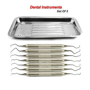 Instrumentos dentales Configuración de escaladores Gracey Curetas Herramienta de llenado de dientes periodontales - Product Image 1
