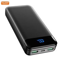 Chargeur portable Power Bank 20000 mAh pour Vivo, Power Bank à charge rapide avec écran LCD, Power Bank mince 20000 mAh