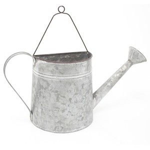 Arrosoir d'entretien des plantes d'intérieur de Style Vintage rustique gris clair galvanisé métal Durable fer acier laiton poignée faite Durable - Product Image 3