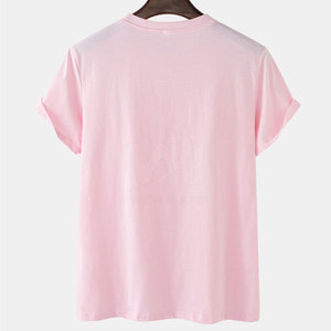 T-shirt en coton 100% uni pour homme, confortable, grande taille, coupe ample, vêtements décontractés pour homme, imprimé, prix bas - Product Image 2