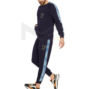 Wholesale <b>Slim</b> <b>Fit</b> Sports <b>Jogger</b> Set High Quality Fleece Sweat Suit for <b>Men</b> Printed Tracksuit for Winter Wear - Product Image 1