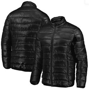 2026 Men Stand Collar Customizable Front Logo <b>Thick</b> Puffer <b>Jacket</b> with Bamboo Lining Winter Outerwear - Product Image 3