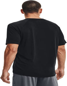 Camiseta de talla grande para hombre, manga corta, 100% algodón/poliéster, forro polar transpirable, comodidad de alta calidad, diseño de Color, gimnasio gráfico - Product Image 3