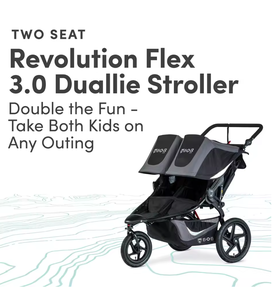 Original xác thực bánh Cuộc Cách Mạng Flex 3.0 duallie đôi chạy Bộ xe đẩy, Graphite - Product Image 2