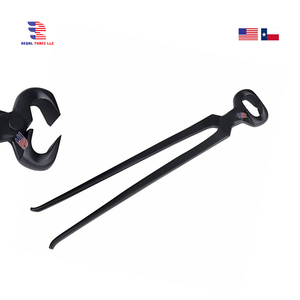 Venta al por mayor de pinzas para pezuñas reutilizables, para el cuidado de las pezuñas remachador, herramienta de herrador de 13 ", herramienta de recorte de pezuñas de caballo de acero inoxidable con revestimiento negro - Product Image 3