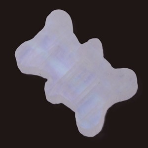 Wholesale 100% Rainbow Moonstone 18mm-21mm Star Butterfly Music Bat Cross Bottle Cloud Fancy for Jewelry Making AA Color - Product Image 4