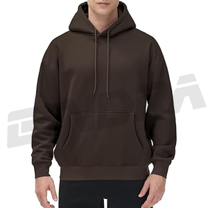 Sweat à capuche en molleton pour hommes coupe ample sweat à capuche ultra doux avec poches décontracté chaud hiver vêtements de sport haut de style de rue - Product Image 3