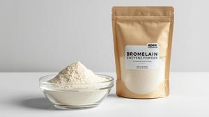 Enzyme de bromélaïne 2400 GDU en poudre, vente en gros, marque Apex, durée de conservation de 24 mois, enzyme de bromélaïne - Product Image 2