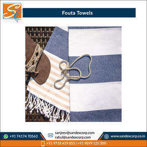 Proveedor indio de alta absorción de agua multicolor mejor calidad 100% algodón OEM Fouta Toallas de playa Toalla de playa de golf - Product Image 5