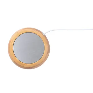 Scaldabevande USB in bambù Keemun: Gadget ecologici per caraffe e tazze - Product Image 2