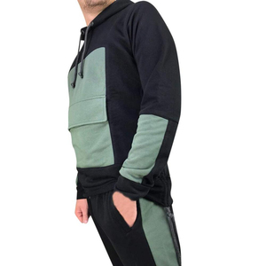 2025 nuevo estilo personalizado Jogging hombres chándal de dos piezas chándal Venta caliente hombres chándal por Isha industry - Product Image 2