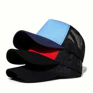 หมวกแก๊ปทรงทรัคเกอร์ 5 แผง แบบเรียบ ขายส่ง รับสกรีนโลโก้ ปักลาย งานพรีเมียม ตาข่าย โฟม - Product Image 2