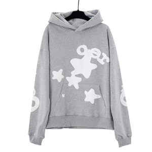 Sudadera con Capucha de Marca Europea de Alta Calidad, Sudadera Deportiva Cálida para Hombre y Mujer con Estampado de Telaraña, Estilo Americano - Product Image 4