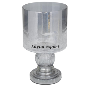 Fancy <b>Glass</b> Metal Candle <b>Holder</b> <b>Stand</b> for Home Decoration Christmas Wedding Table Decoration - Product Image 2