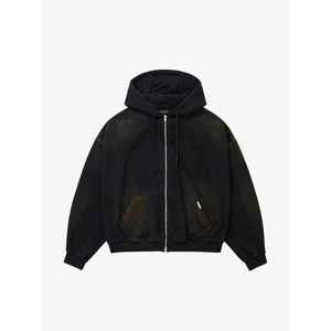 CUSTOM Full Zip Hoodie (D16OMM301) Tejido de lana suave que te mantiene caliente y cómodo Sudadera con capucha - Product Image 2